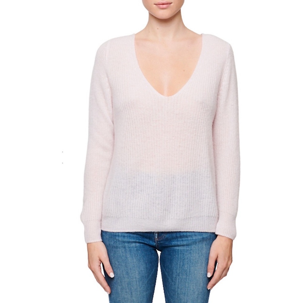 Line Cashmere V-Neck Sweater